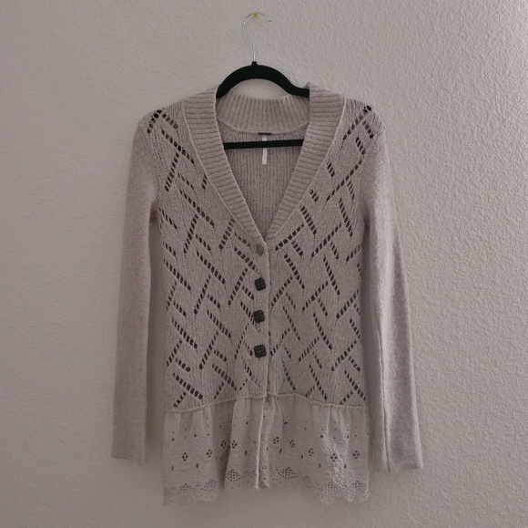 Lace Trim Cardigan | Poshmark